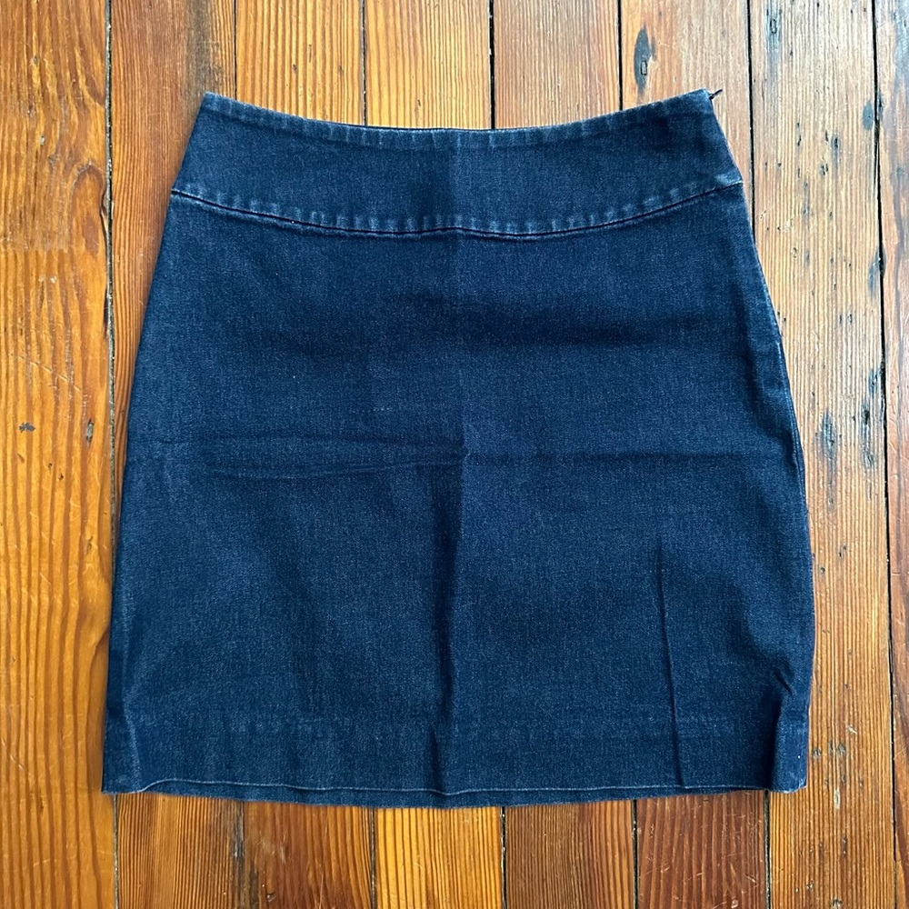 Vintage 00s Banana Republic low rise jean skirt Sz 0